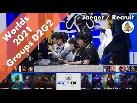 RGE(Hans sama ルシアン) VS DK(Khan ジャックス) D2G2 ハイライト Group A - Worlds 2021 Group Stage by YAMA