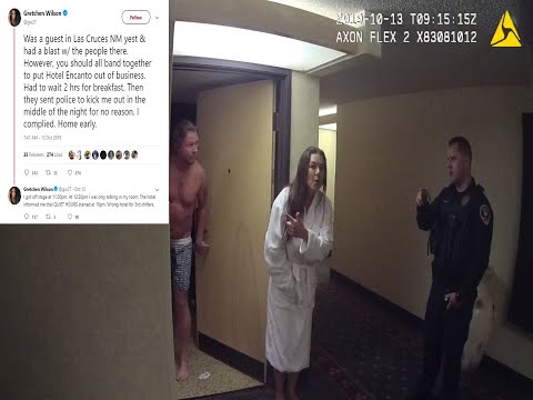 Full Video: Grammy Award Winning singer Gretchen Wilson gets booted from Hotel by Police Lapel Video