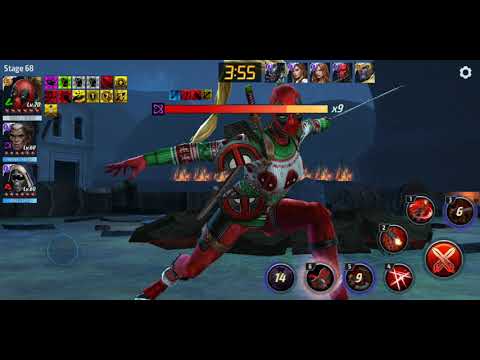 Deadpool VS Corvus glaive Wbu Stage 68 | Marvel Future Fight