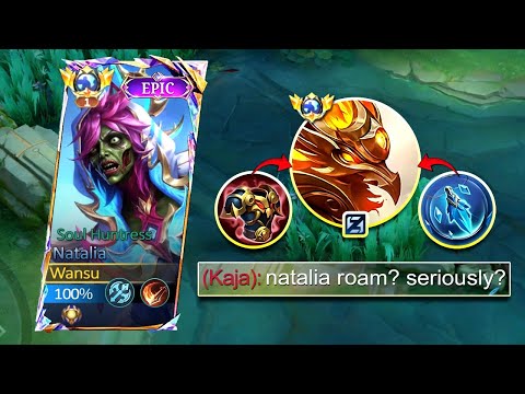 NATALIA vs ANNOYING KAJA 🔥 GLOBAL NATALIA ROAM INTENSE SOLO RANK GAMEPLAY