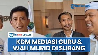 Dedi Mulyadi Mediasi Guru yang Viral Diamuk Wali Murid gegara Tampar Siswa di Subang: Bakal Damai