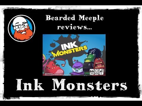 Bearded Meeple reviews : Ink Monsters