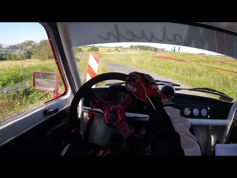 III Skoczowski Rally Sprint 2019 Daniel Opioła / Robert Pydych Fiat 126p Onboard os1
