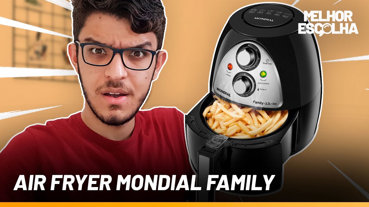 Air fryer mondial naf-03i: perfeita para pequenas famílias