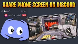 How to Share Screen & Stream COD on Discord Mobile