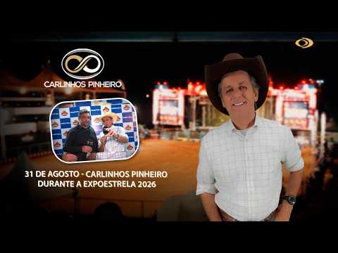 Carlinhos Pinheiro durante a ExpoEstrela 2026 em Estrela d'Oeste/SP