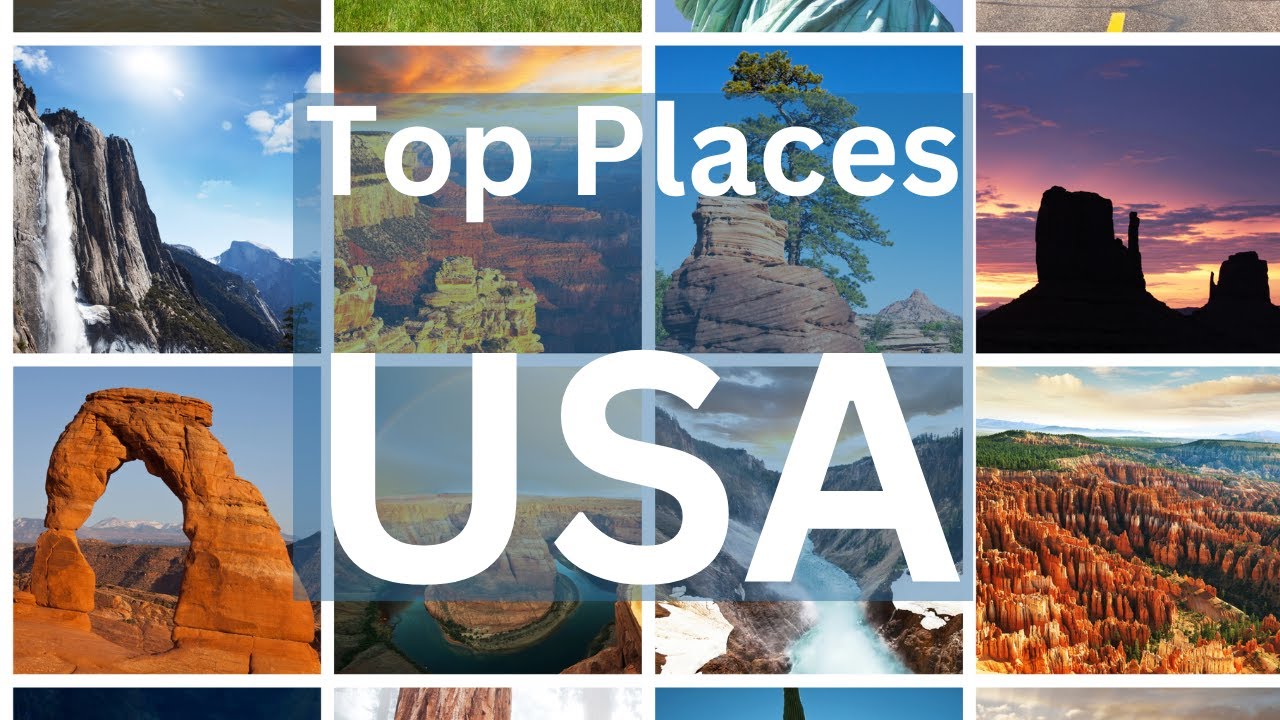 Top  Places to visit in the US - 4K Travel Guide