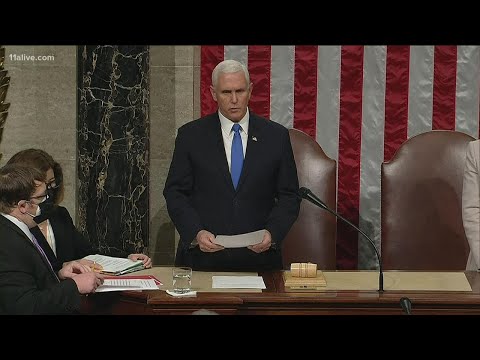 Congress certifies Biden's electoral win