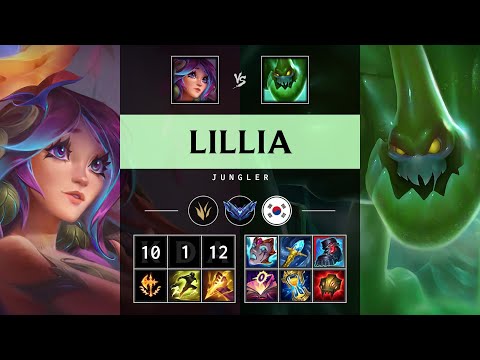 Lillia Jungle vs Zac - KR Diamond Patch 25.S1.3