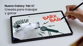 Samsung Nueva Galaxy Tab S7 | Creada para trabajar y ganar anuncio