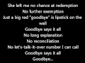 Goodbye Says It All Blackhawk Lyrics