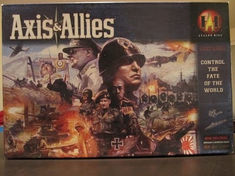 Axis & Allies ( Revised Edition )  - Spring 1942 game Set Up video