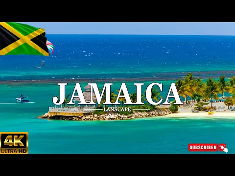 FLYING OVER JAMAICA 4K Video UHD | Amazing Beautiful Nature Scenery With Relaxing Music, 4K Video HD
