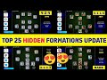 Top 25 New Formations Update With Playstyle Guide In eFootball 2024 Mobile | 424 Formation Update? 🤔