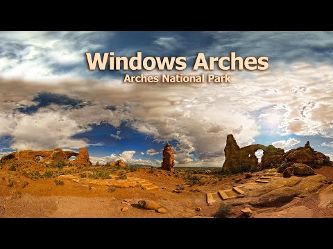 Windows, Arches National Park Virtual Hike 360 VR