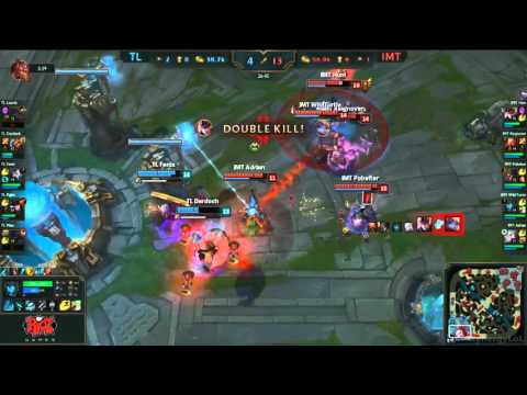 Huni - Quinn Pentakill vs Team Liquid - League of Legends