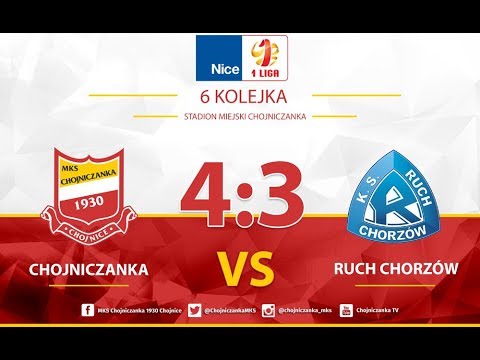 Skrót meczu Chojniczanka Chojnice - Ruch Chorzów (4:3 | 27.08.2017)