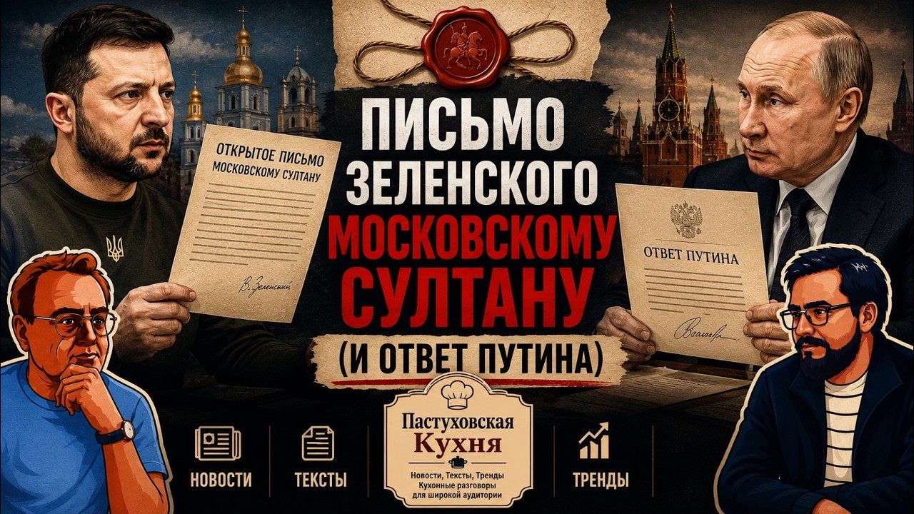 Письмо Зеленского Московскому Султану (и ответ Путина) - Пастуховская Кухня, 