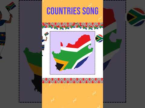 🌍 Countries & Flags Song for Kids | Learn Country Names with Fun Music #shorts