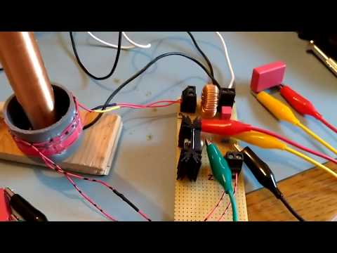 Elektrobastelei - HFSSTC - High Frequency Solid State Tesla Coil Hochspannung [Deutsch]