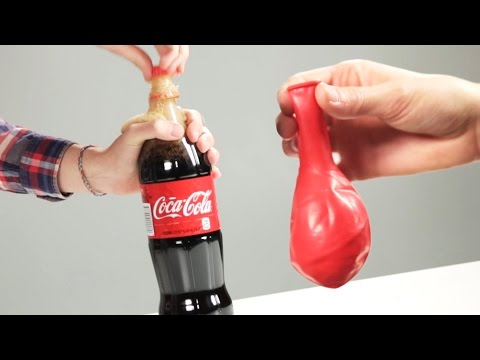 How to inflate a balloon- Without ever using your mouth!