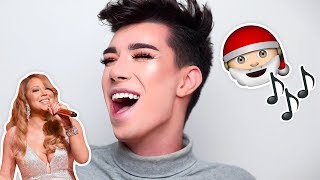 SINGING MY MAKEUP ROUTINE (CHRISTMAS EDITION!)