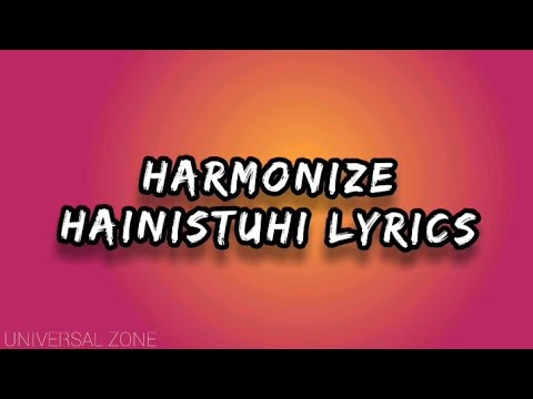 Harmonize - Hainistui (Official Lyrics Video)