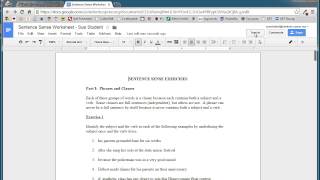 Turning in an Assignment in Google Classroom Student View October 2014