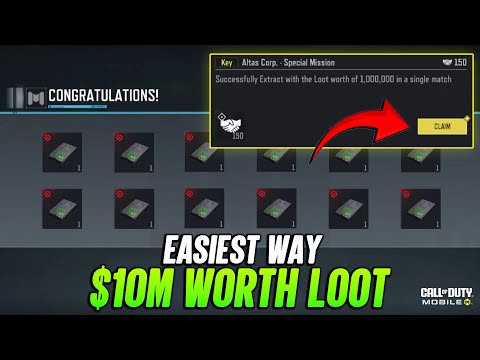 Secret $10M Loot Method in DMZ Mode | Easy Way to Collect Mythic Loot COD Mobile - CODM
