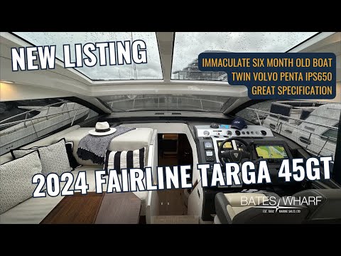 NEW LISTING: FAIRLINE TARGA 45 GT - immaculate condition #fairline #yacht #walkthrough #boats