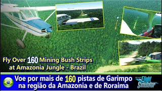 Fly in more than 160 Bush Strips at Amazonia Jungle / Voe por + de 160 Pistas de Garimpo video