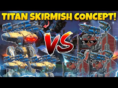 🔥 3VS3 SHARANGA VS ARTHUR  || WAR ROBOTS || TITAN SKIRMISH CONCEPT! ||