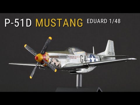 Eduard P-51D MUSTANG (USAAF) | 1/48 scale | Build, Paint & Weather