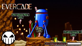Worms Armageddon (Evercade - Worms Collection 1) Gameplay