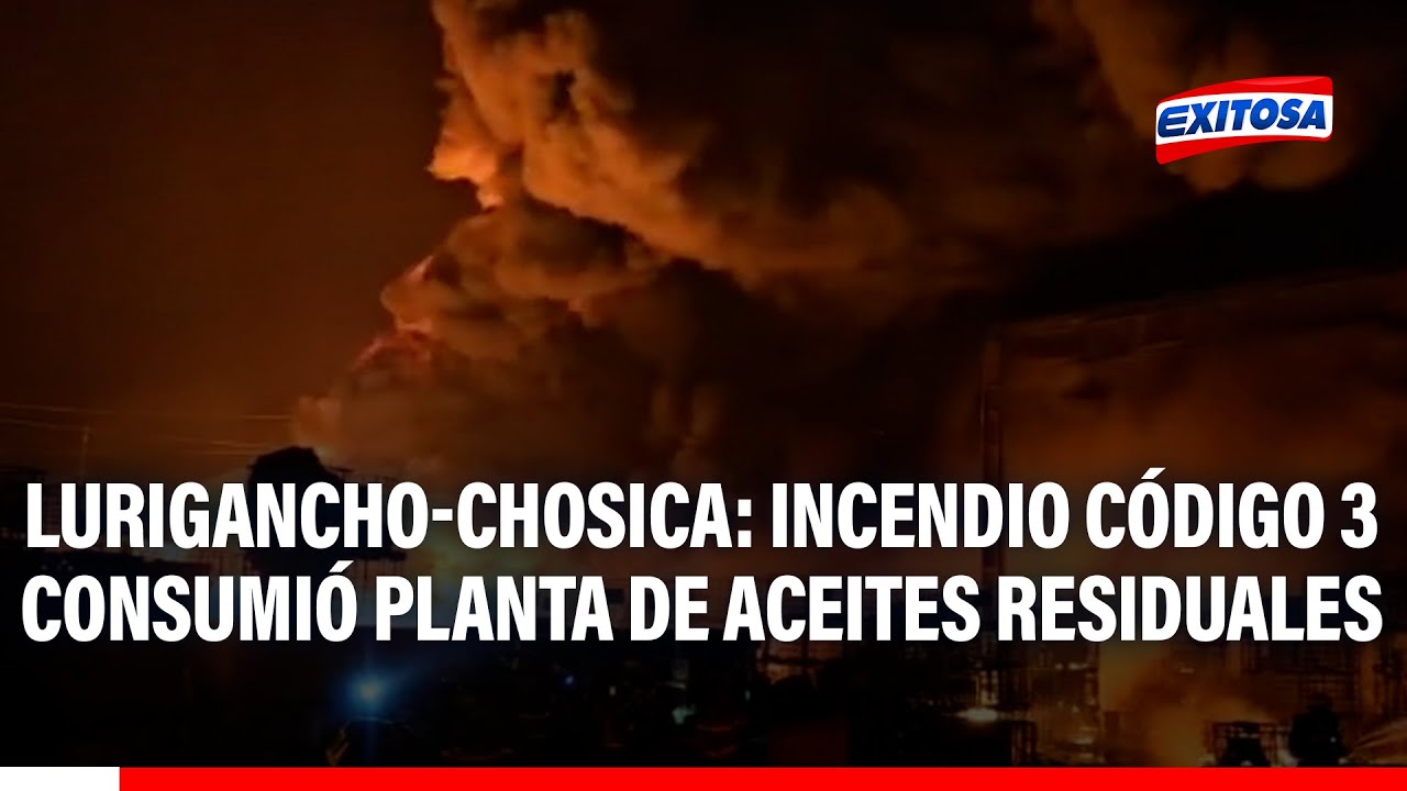 🔴🔵Voraz incendio se registró en almacén de Lurigancho-Chosica: Siniestro fue controlado por bomberos