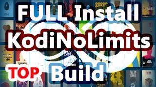 Install Kodi No Limits Build on Kodi 17 Krypton + 