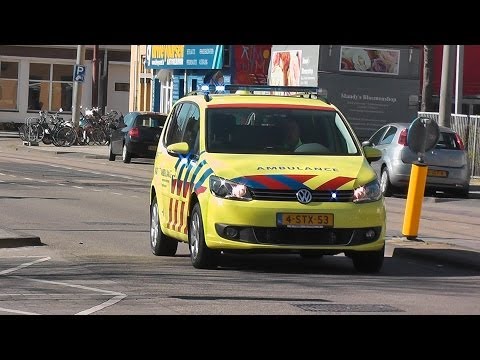2X Nieuwe Rapid Responder 13-342 Met Spoed/A1 Naar meldingen in Amsterdam!