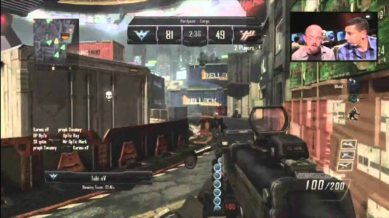 Black Ops 2 DSR-50 Sniper Hardpoint on Cargo Gameplay - Competitive  Gameplay (CoDCasting), image size:1280x720