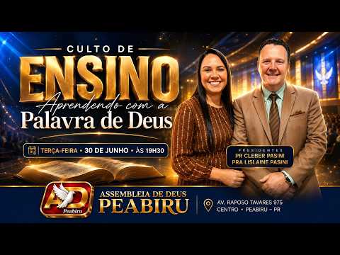 CULTO DE ENSINO l 30/06/2026 l