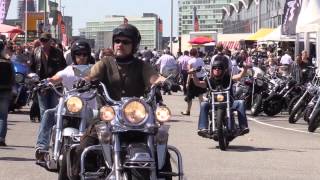 preview picture of video 'Harley Days 2014 in Hamburg'