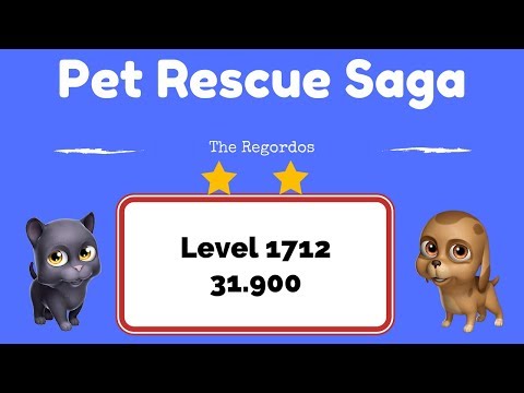 Pet Rescue Saga Level 1712 - No Boosters