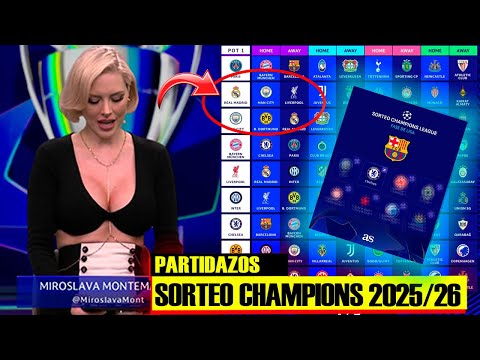 2025 CHAMPIONS LEAGUE DRAW: THESE ARE THE CROSSES! Rivals Barcelona and Real Madrid