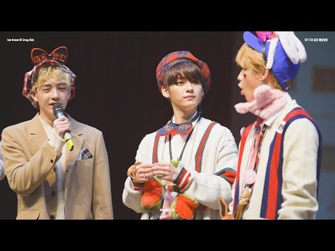 181130 스트레이 키즈 Stray Kids 용산 팬사인회 / 슼둥이들의 무서운 이야기 (리노 LeeKnow focus)