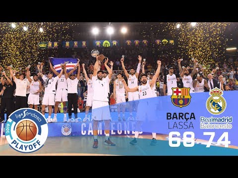 Barça Lassa - Real Madrid (68-74) RESUMEN // Playoff Final Liga Endesa