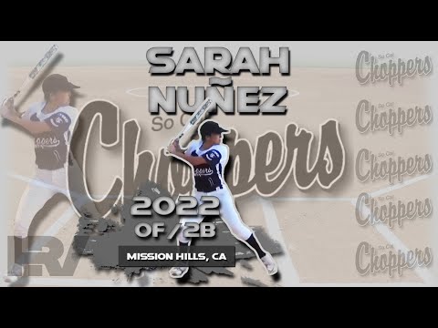 2022 Sarah Nunez 4.3 GPA Outfield and Second Base Softball Skills Video