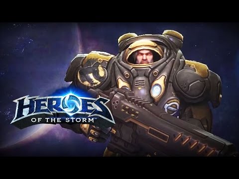 ♥ Heroes of the Storm (Gameplay) - Raynor, Hey Man (HoTs Quick Match)