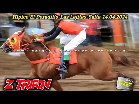 Club Hipico El Doradillo-Las Lajitas-Salta Domingo 14  Abril  2024 1°Z TRIFON  vs  2°DIAMANTE NEGRO