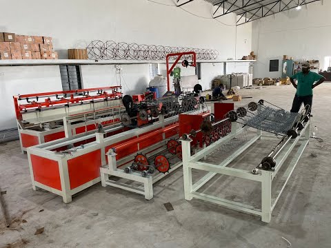 Automatic Chain Link Fencing Making Machine