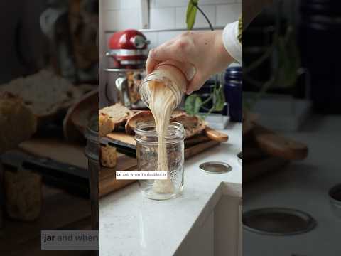 How to create a sourdough starter #cookingfromscratch #sourdough