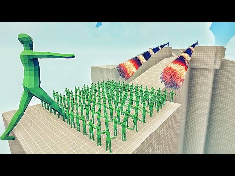 100x ZOMBIE + GIANT vs 2x EVERY GOD - Totally Accurate Battle Simulator TABS